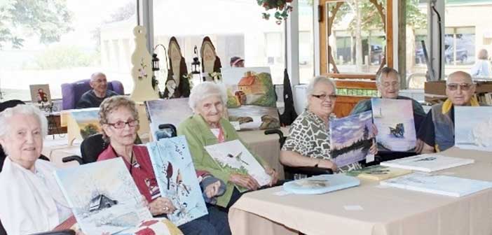 Seniors display talents at art and book sale