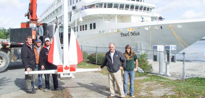 Errant anchor returned to Pearl Mist cruise ship