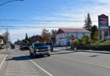 Downtown Mindemoya intersection now four-way stop