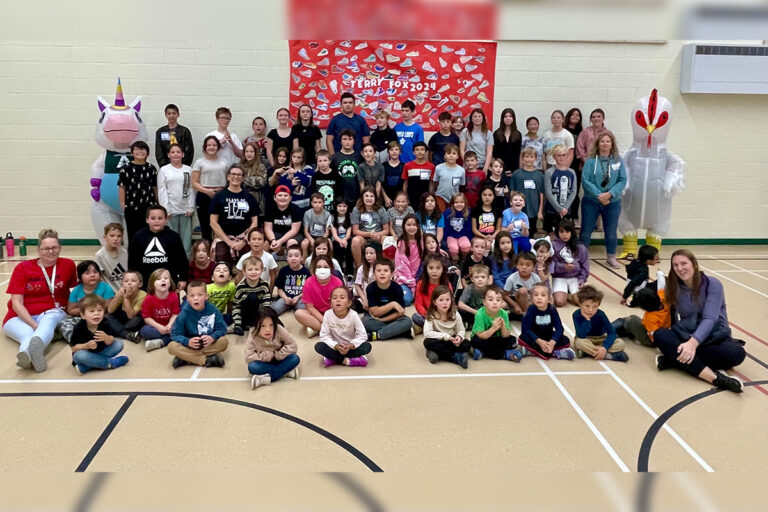 Assiginack Public School students raise a whopping $3,850 for the fight against cancer