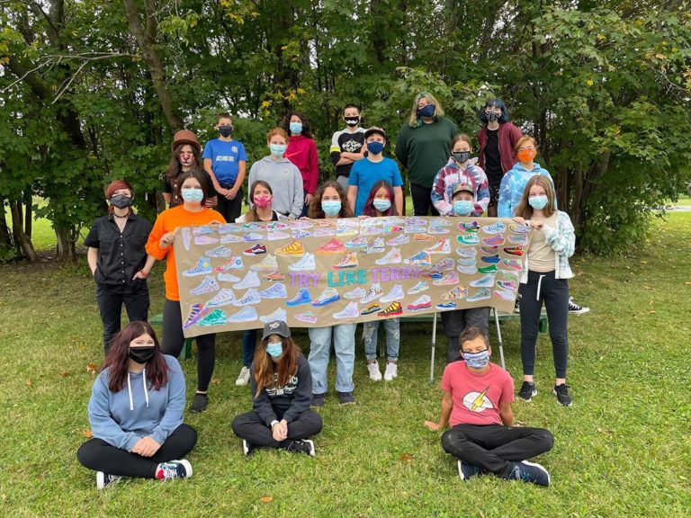 Assiginack Public School students double fundraising goal for annual Terry Fox Run