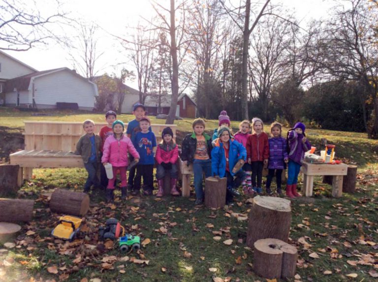 Assiginack Public School’s Kindergarten outdoor classroom project