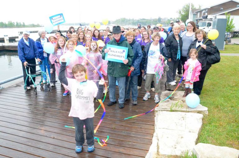 Record crowd joins annual Little Current Alzheimer’s Walk