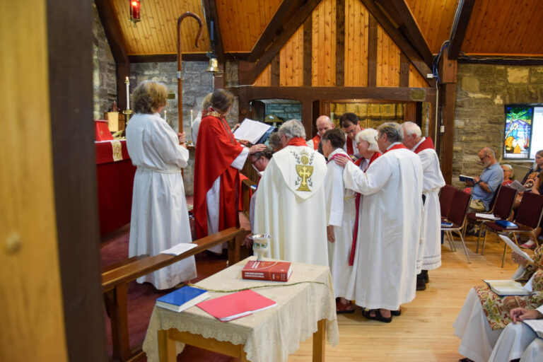 Anglican Archbishop Anne Germond ordains Rev. Catherine Mary Hazlitt