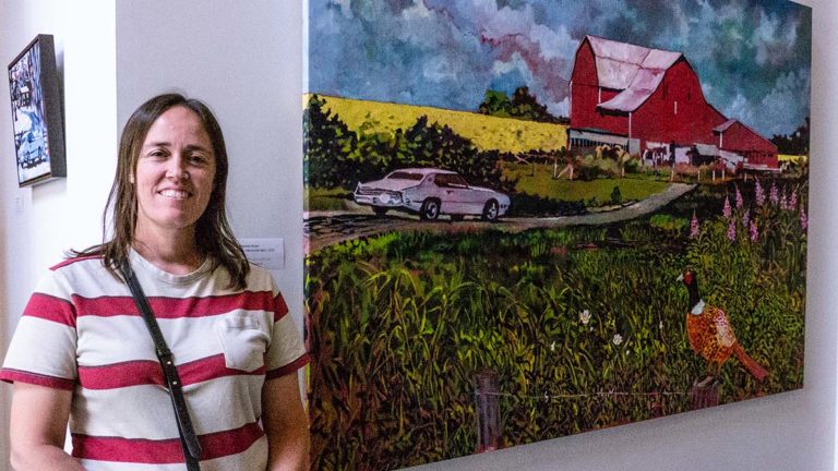 Anong Migwans Beam: Exhibition of dazzling work  features artist’s own handmade paints on now at OCF