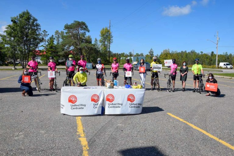 Public servants on 275 km Northern Ride for United Way visit the Island