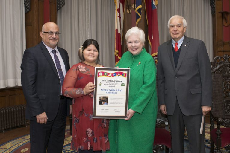 Wiky youth wins Bartleman writing award