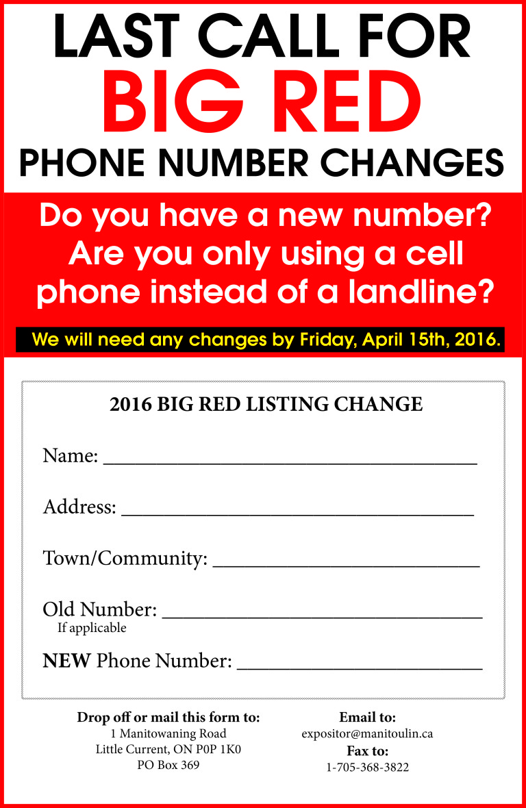 2016 Big Red phone book in production