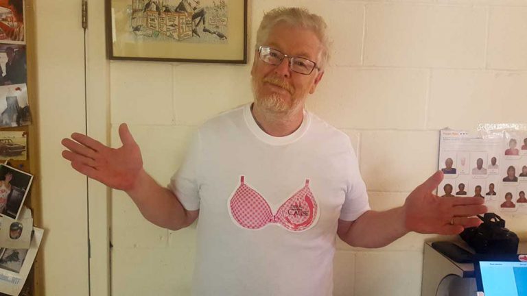 Limited edition t-shirts at Dress for a Cause luncheon at Little Current United