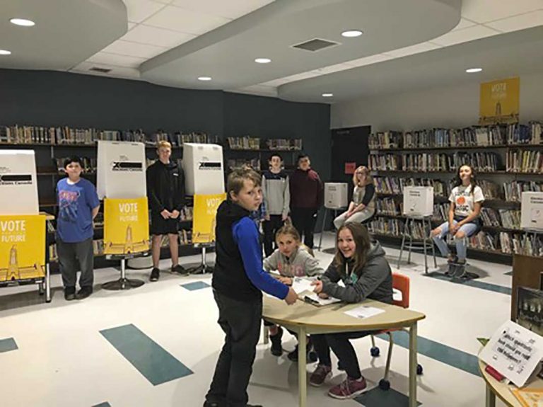 CMPS students vote NDP in mock election