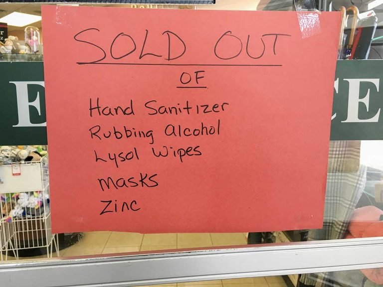 Shopping pattern changes