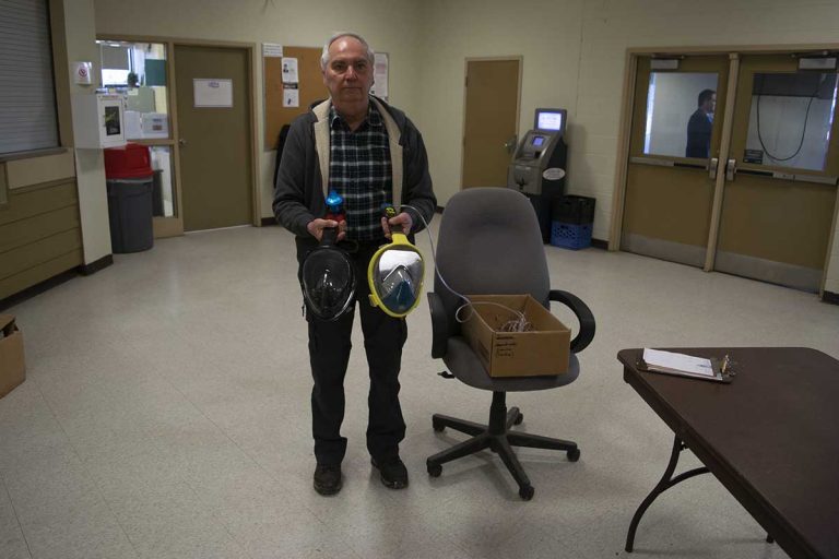 Island paramedic re-engineers  snorkel masks to deliver oxygen, protect front line medical staff