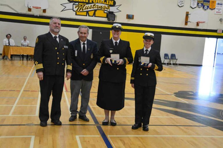 Reviewing officer offers high praise for Manitoulin Sea Cadets during review