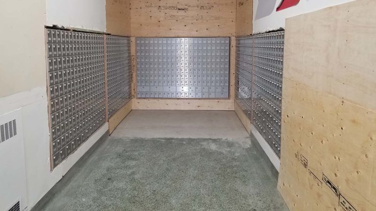 Major refit of Little Current Canada Post office currently underway