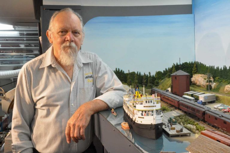 Keith Hopkin creates S.S. Caribou model to cure COVID blues