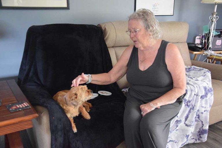 Coldspring pup has close encounter of the coyote kind