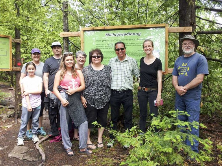 Signs tell the original story of the Cup and Saucer
