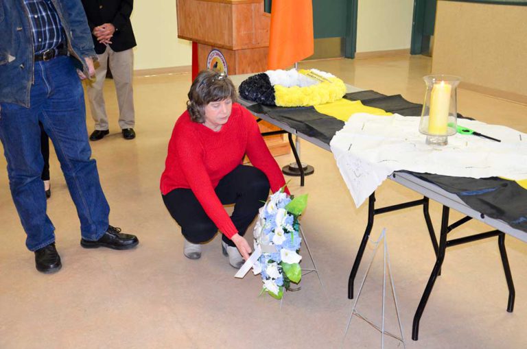 National Day of Mourning on Manitoulin attracts small crowd