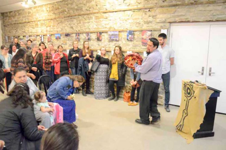 Innovative photo exhibit at Debajehmujig gives voice to families