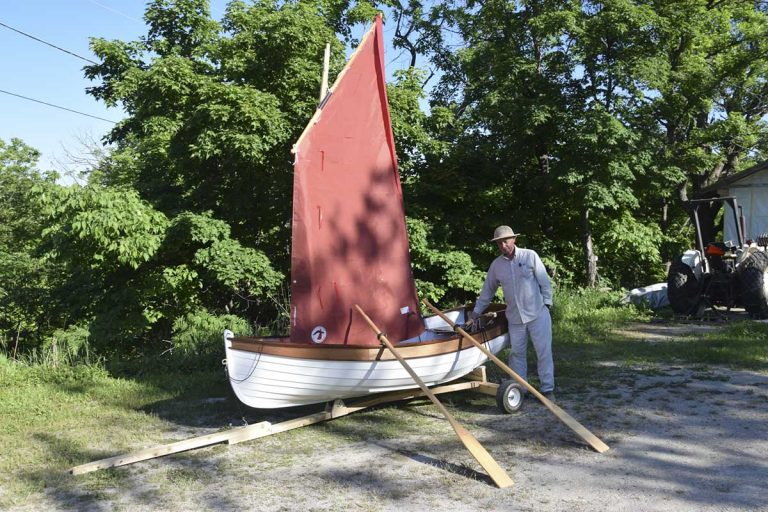 Sheguiandah woodworker crafts sailboat during pandemic