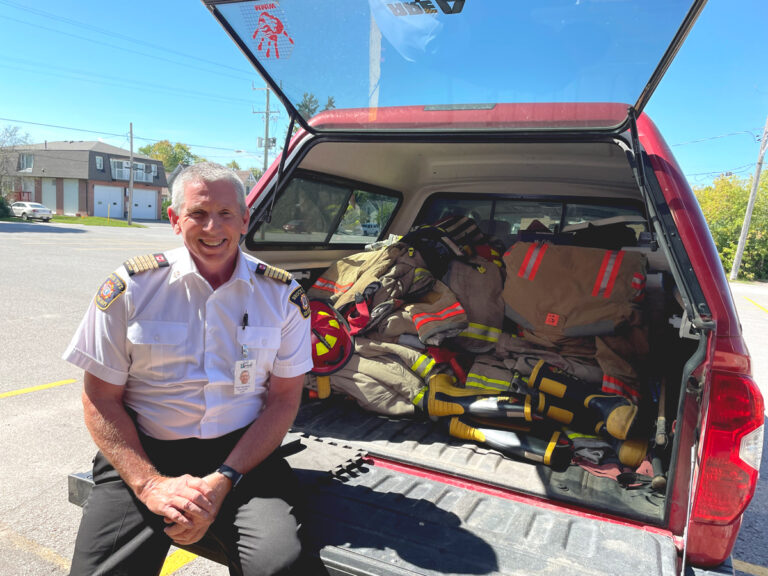 Brock fire department donates much need firefighting equipment to Island firefighters