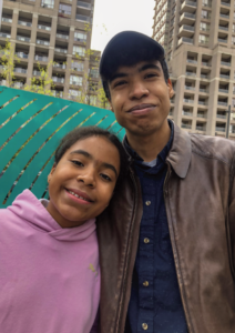 Future astronaut Jadd McGregor,11, and future pilot geographer, Jaden, Dr. McGregor’s two great-grandchildren.