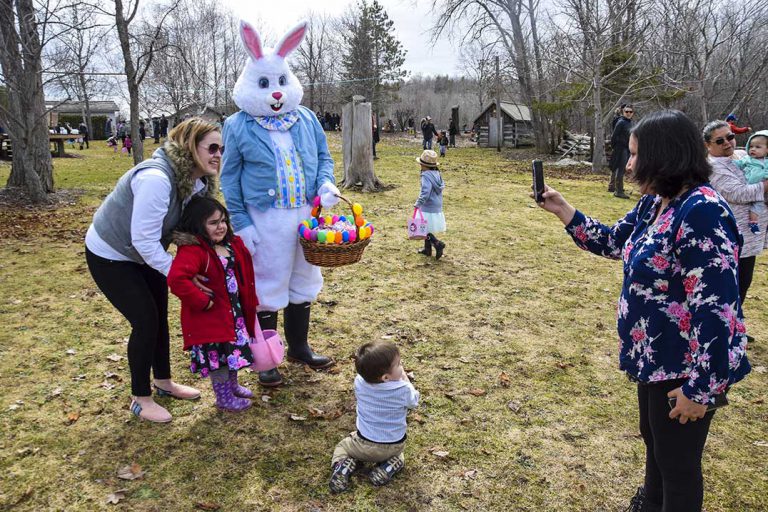 Easter bunny goes full force on Island