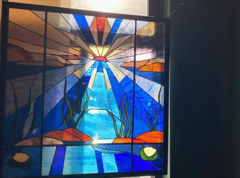 MHC Little Current site receives a stained glass gift for palliative unit