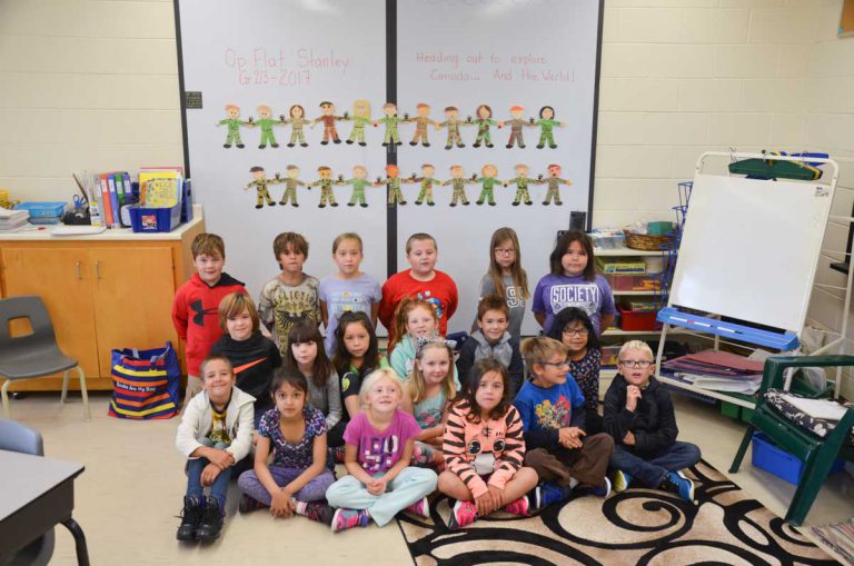 Flat Stanley envoys connect students with military pen pals