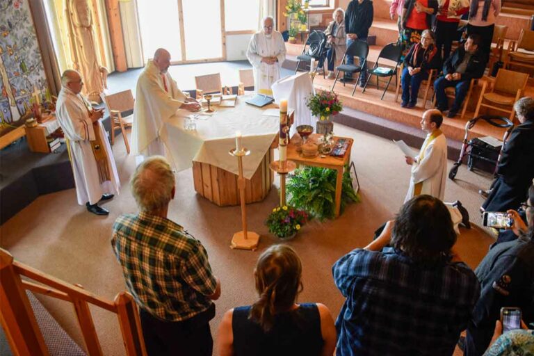 Wiikwemkoong Unceded Territory’s Fr. Paul Robson SJ. takes final Jesuit vows