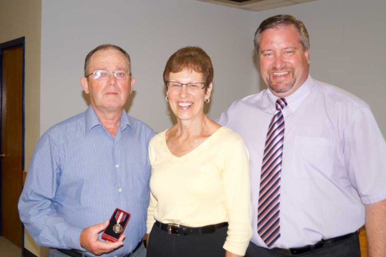 Long time chair of Fish and Game Club, Jim Sloss, retires