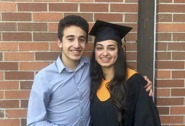 Syrian MSS student graduates top of class