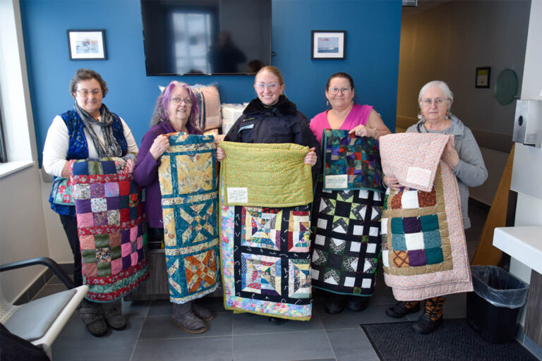 Current Quilt and Stitchery Guild donates ‘Heartfelt’ quilts to the Manitoulin OPP