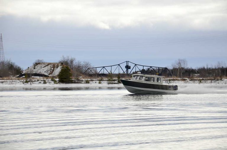 Newest Henley boat braves ice in shakedown launch
