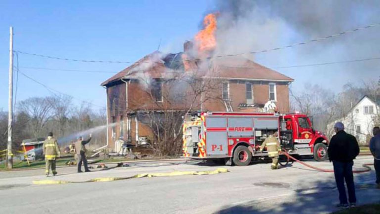 Fire claims historic Manitowaning home