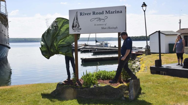 Marina in Assiginack renamed in honour of PC Marc Hovingh