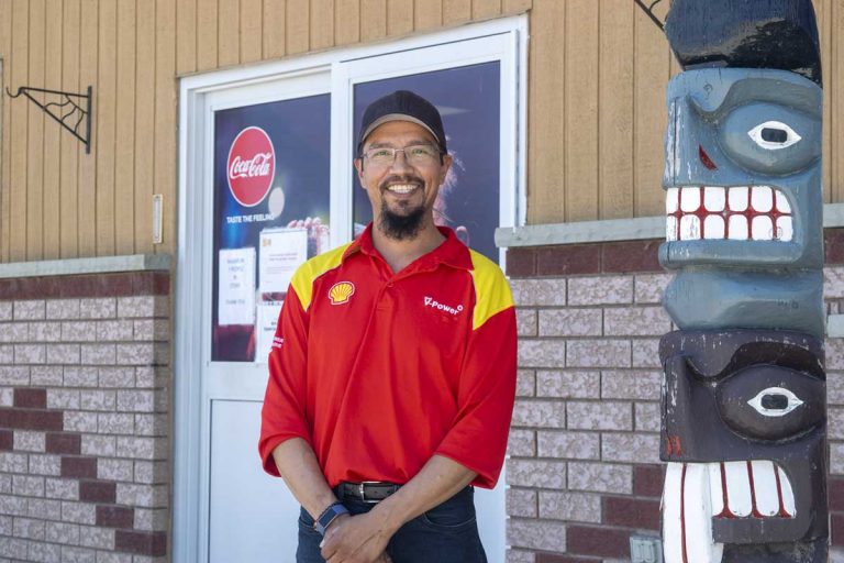 Elvis Simon builds community spirit at the Sheguiandah Trading Post