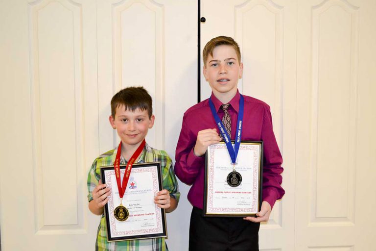 Two Island student public speakers among the best in Ontario