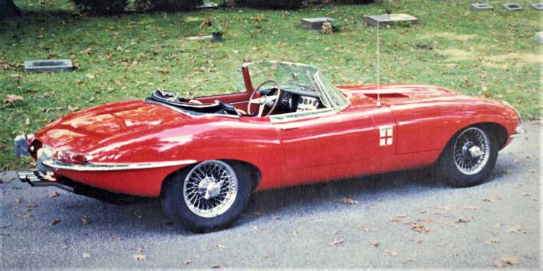 Dave’s classic Jag has left the Island