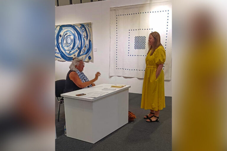 Island fibre artist Judy Martin exhibits at ‘Festival of the Quilts’ Birmingham, England