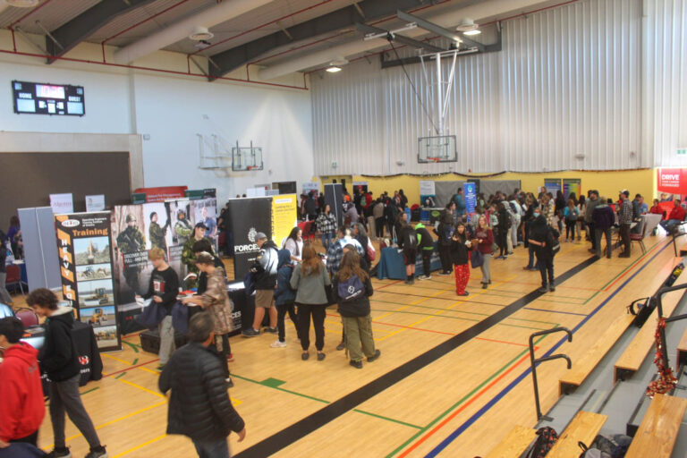 Students from Nine Area Schools Attend Expo at Aundeck Omni Kaning