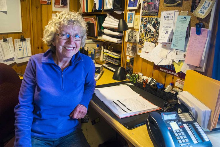 One staffer at the paper marks 45 years on the job
