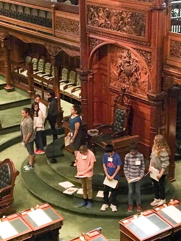 Assiginack student Jocelyn Kuntsi appointed as an Ontario legislative page