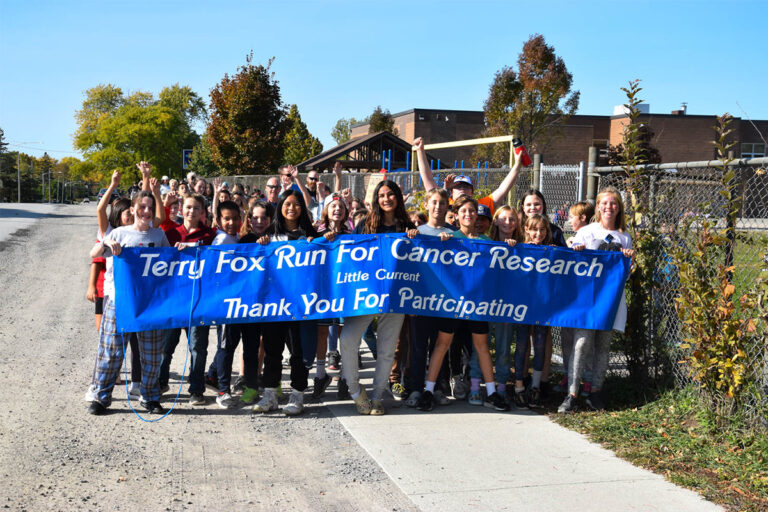 Little Current Public School students raise over $1,850 for cancer research