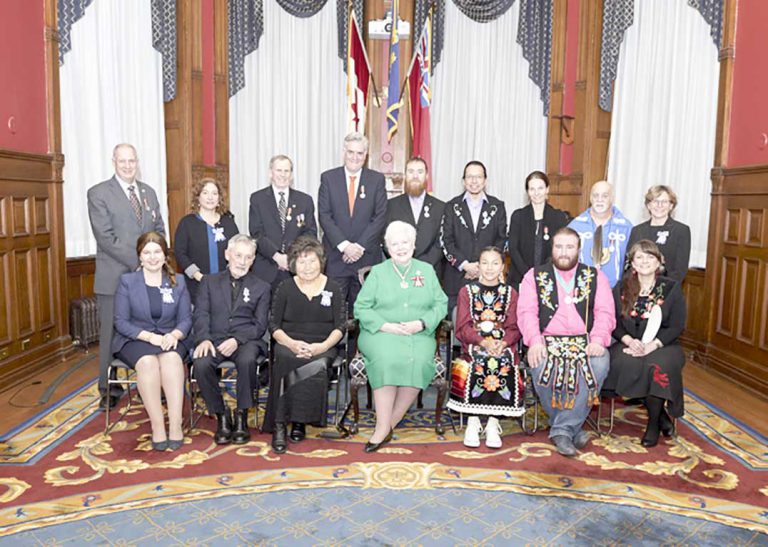 Manitoulin Island well represented at  Service Decorations at Queen’s Park
