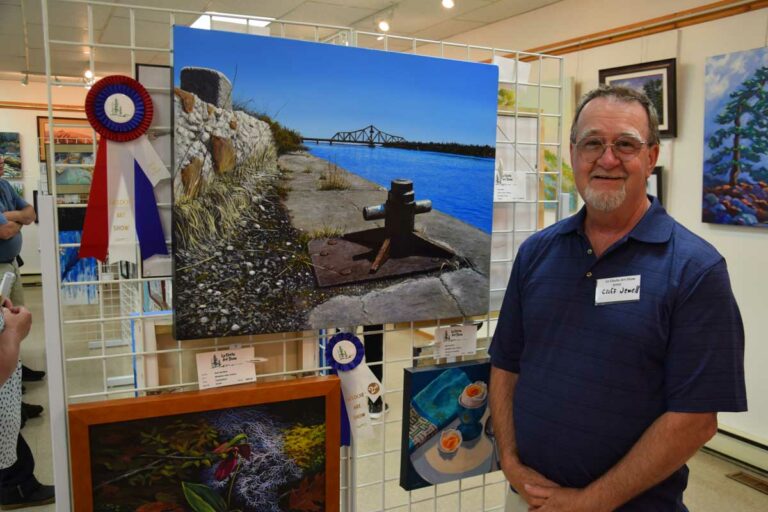 Cliff Jewell featured artist at 2023 La Cloche Art Show