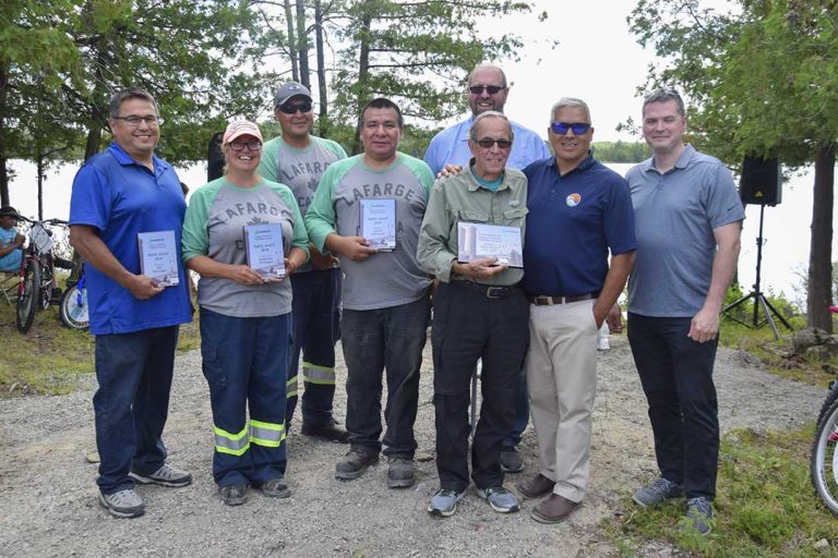 Lafarge holds its 45th annual fish fry at Birch Island terminal