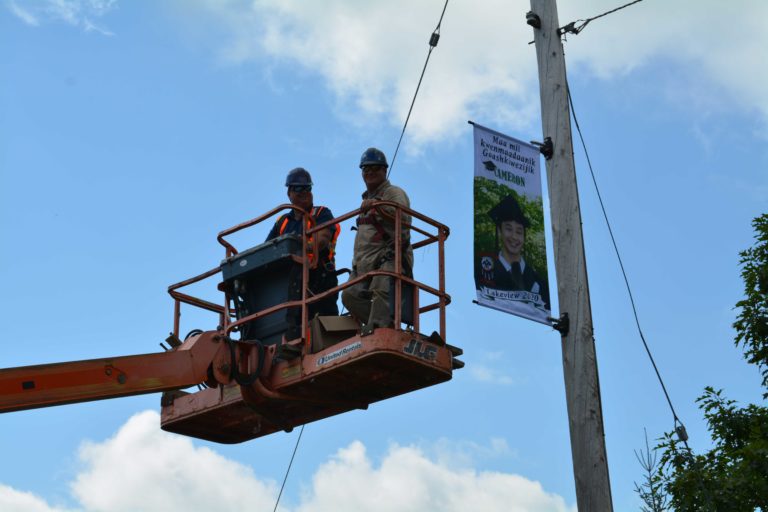 Lakeview School finds unique ways  to celebrate its Grade 8 graduates