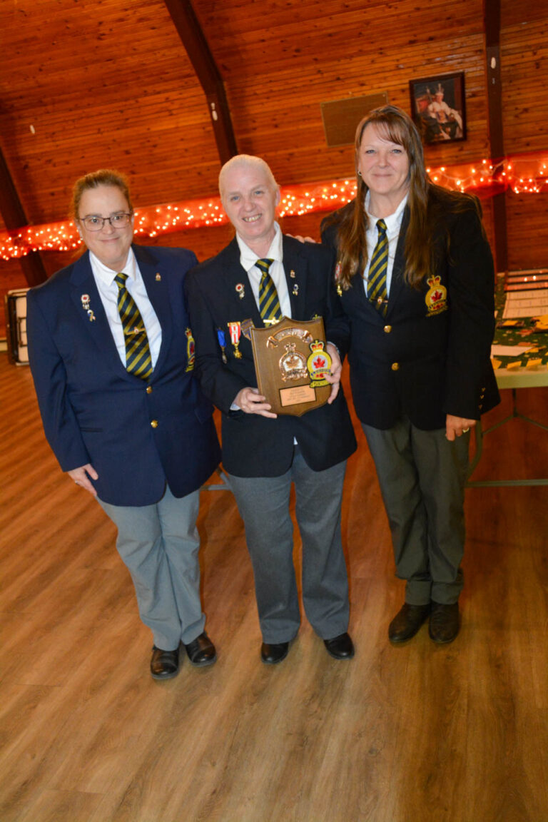 Rare Lifetime Service Award presented during Little Current Legion honours meeting
