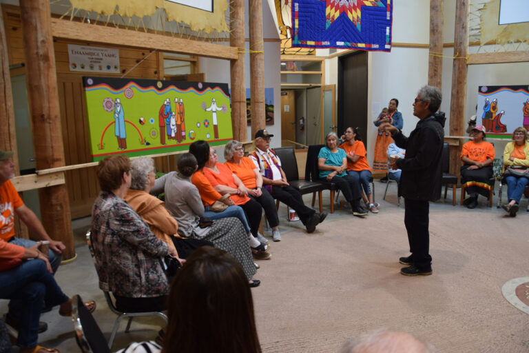 Anishinaabe artist talks colour and inspiration at Ojibwe Cultural Foundation presentation